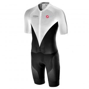 SANREMO SPEED SUIT special design by CarbonWorks triatlhon zeitfahranzug Timetrial black weiß Castelli white