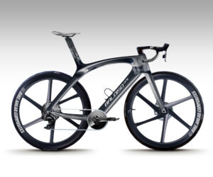 CarbonWorks-B1-frame-Baldiso-gold-chrome-design-roadbike-frame-Bike-Ahead-six-spoke-wheels-concept