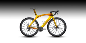 CarbonWorks-B1-frame-Baldiso-gold-chrome-design-roadbike-frame-new-design