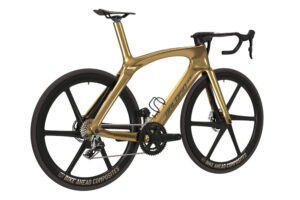 CarbonWorks-B1-Baldiso-design-black-FD-Titanium-design-roadbike-frame V2 gold